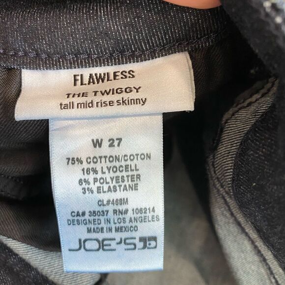 NWT Joe’s The Twiggy Tall Mid-Rise Skinny Jeans in Dark Blue - Picture 8 of 9